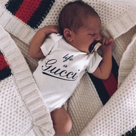 newborn gucci set|designer babies wearing gucci.